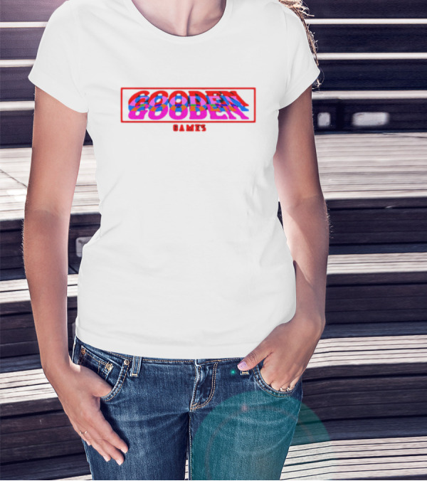 Drew Gooden Merch Gooden Games Glitch Text T-Shirt
