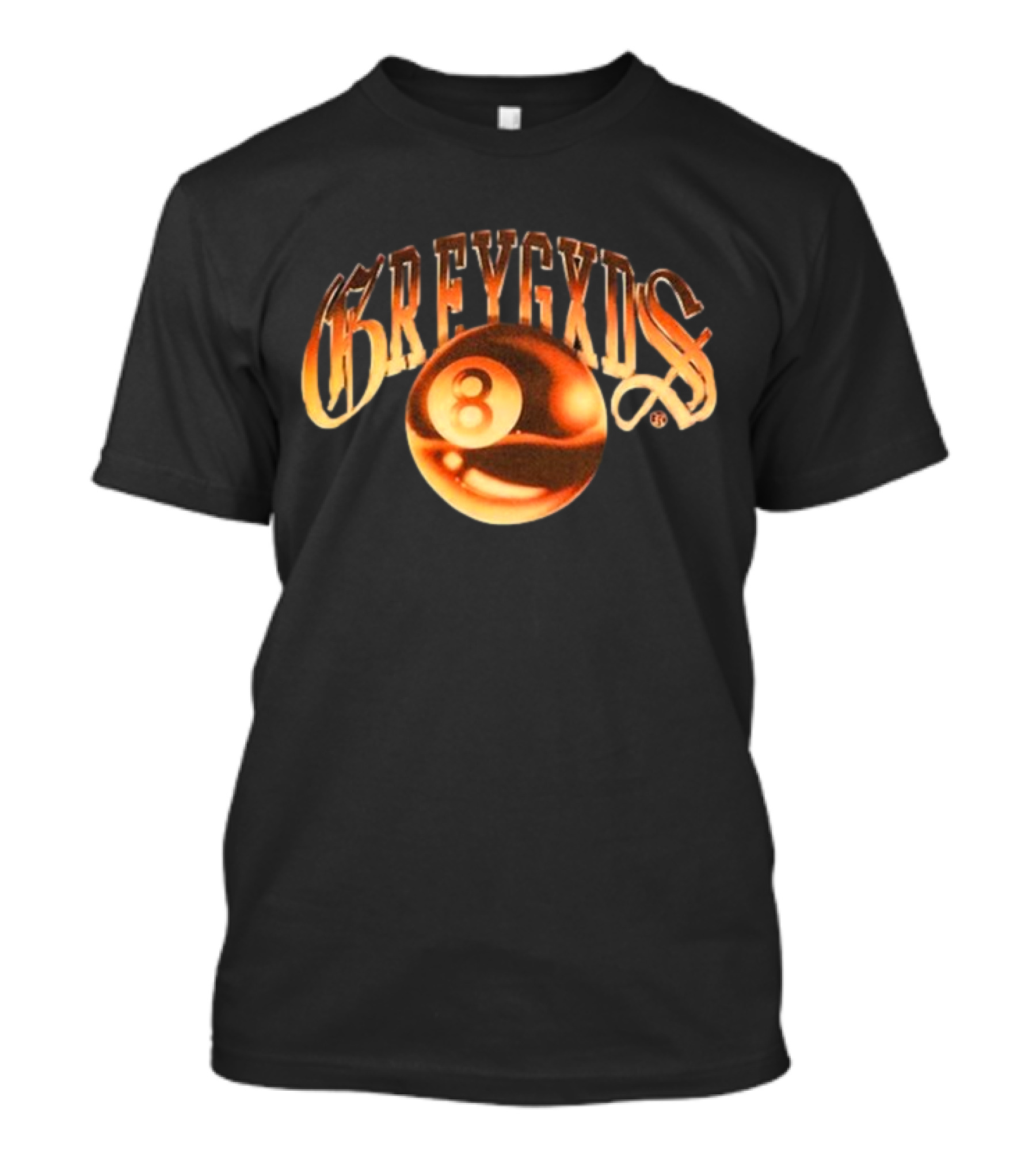 Greygods Vintage Number 8 Ball T-Shirt
