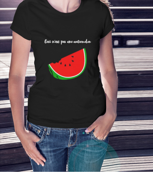 Ceci N’est Pas Une Watermelon Slice Magritte T-Shirt