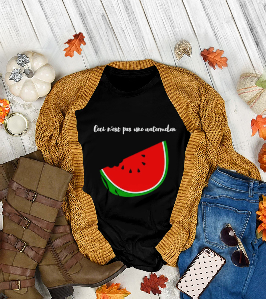Ceci n’est pas une watermelon Slice Magritte T-Shirt