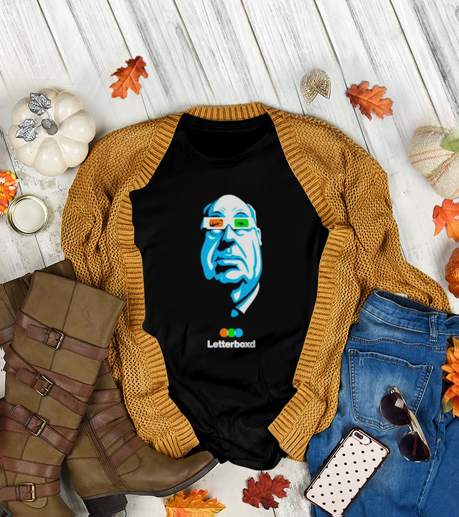 Hitch Portrait Pop Art Letterboxd T-Shirt