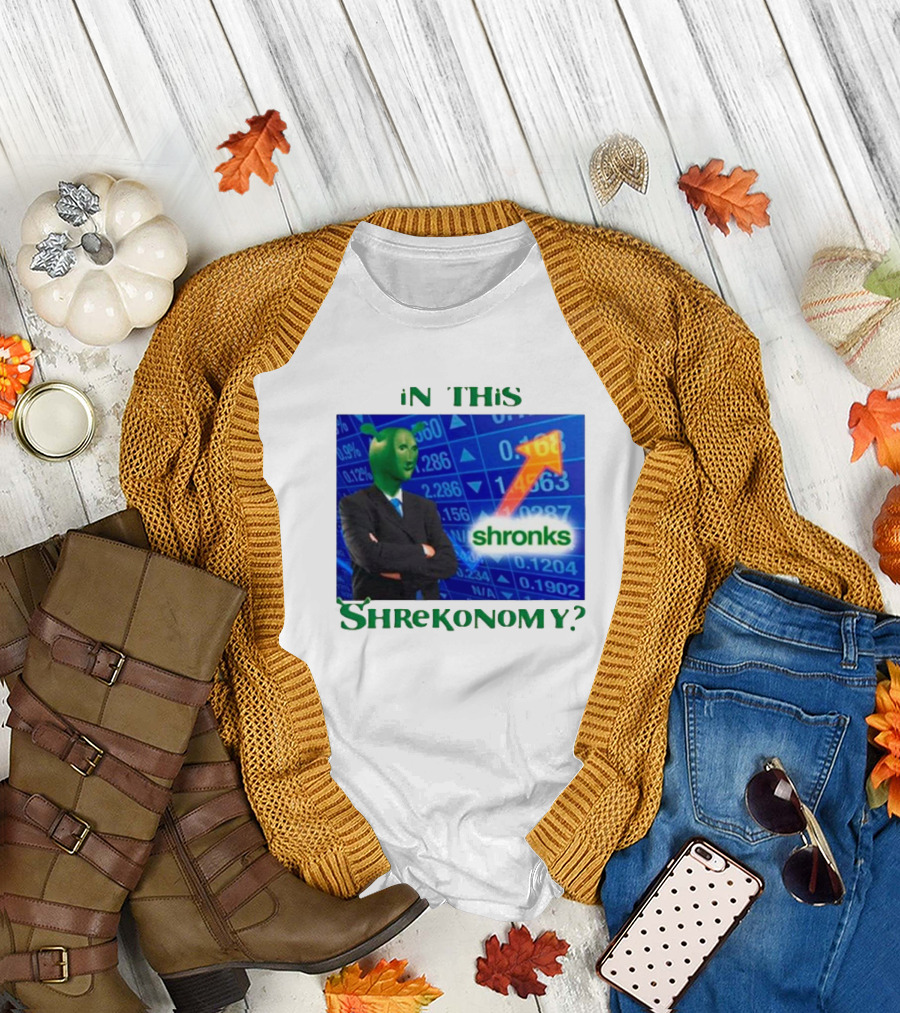 In This Shrekonomy Shronks Stock Market T-Shirt