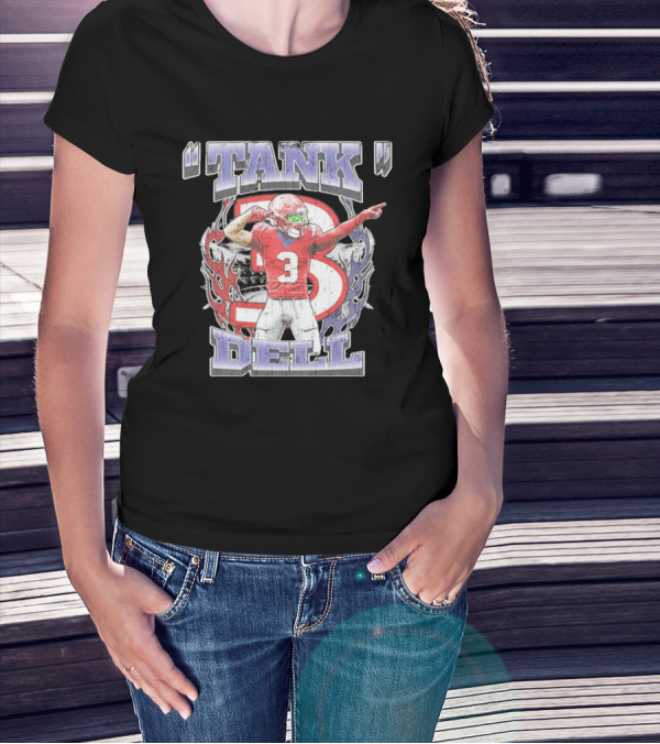 TANK Dell 3 Houston Texans Football Athlete T-Shirt