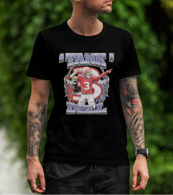 TANK Dell 3 Houston Texans Football Athlete T-Shirt