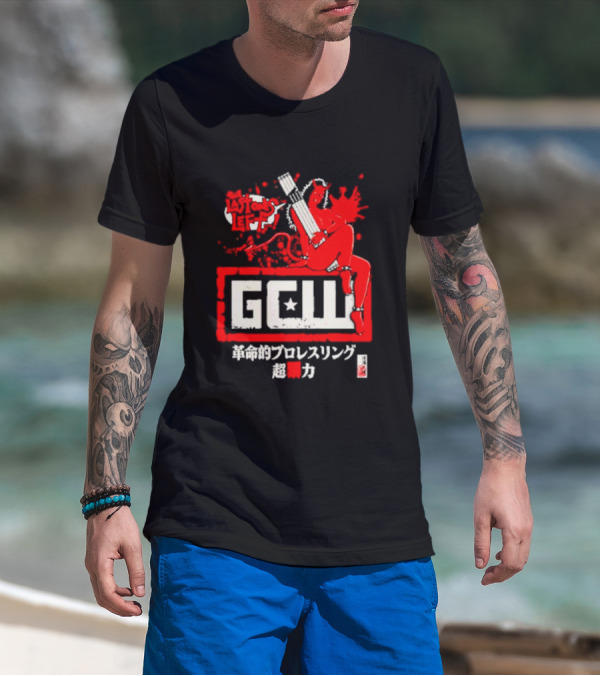 GCW The Last Ones Left Revolutionary Wrestling超力 T-Shirt