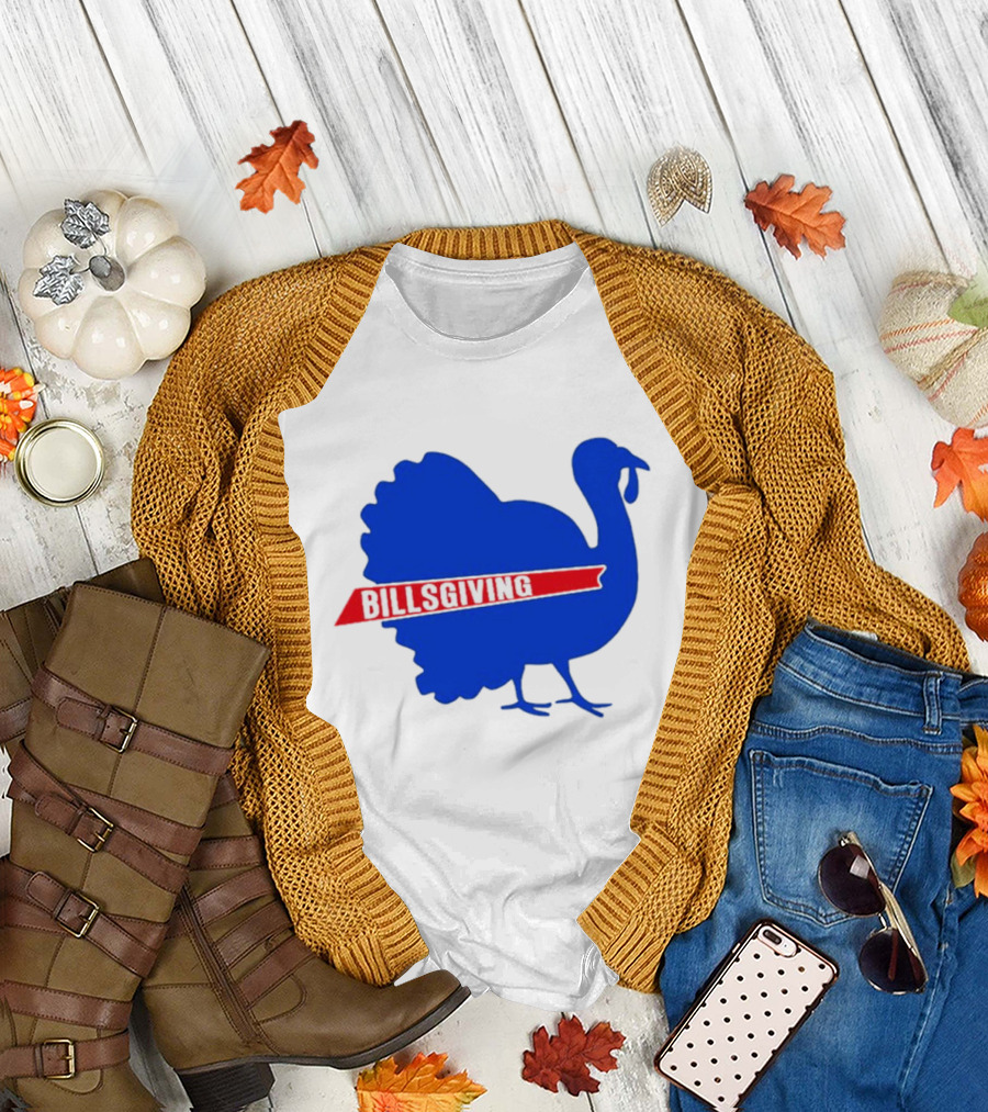 Buffalo Bills Thanksgiving Turkey Billsgiving T-Shirt