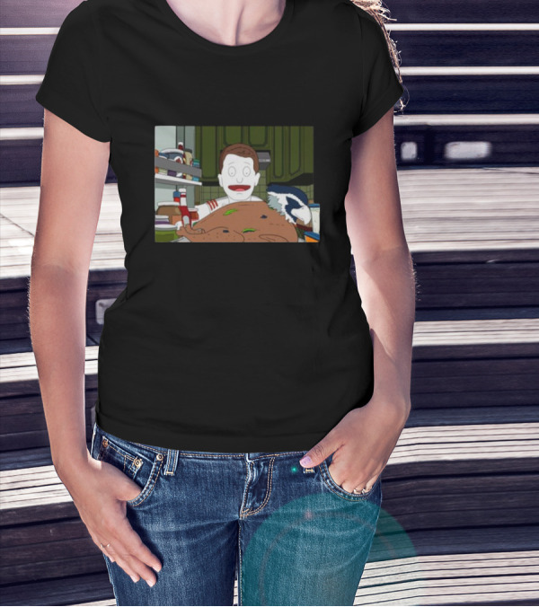 Thanksgiving Seahawk San Francisco 49ers Turkey Cartoon T-Shirt