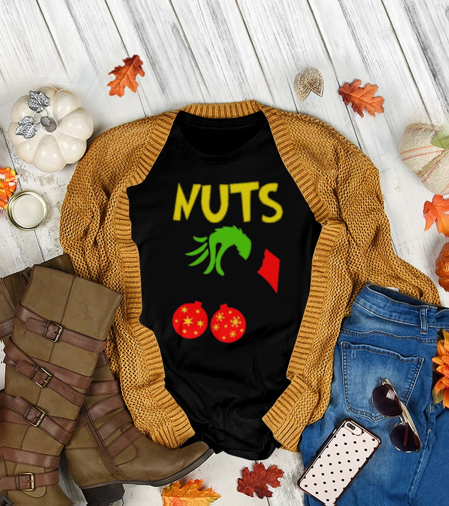 Nuts Grinch Christmas Couples Baby T-Shirt