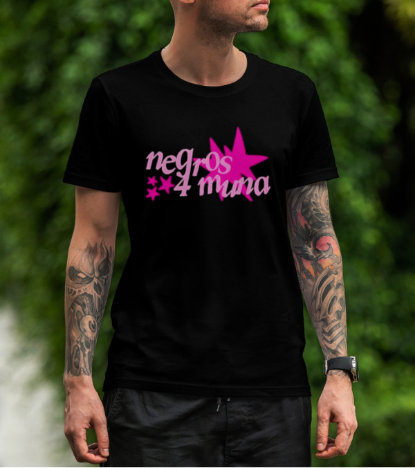 Negros 4 Muna Pink Stars T-Shirt