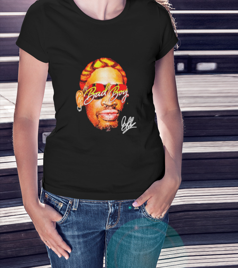 Dennis Rodman Bad Boy Signature Shades T-Shirt