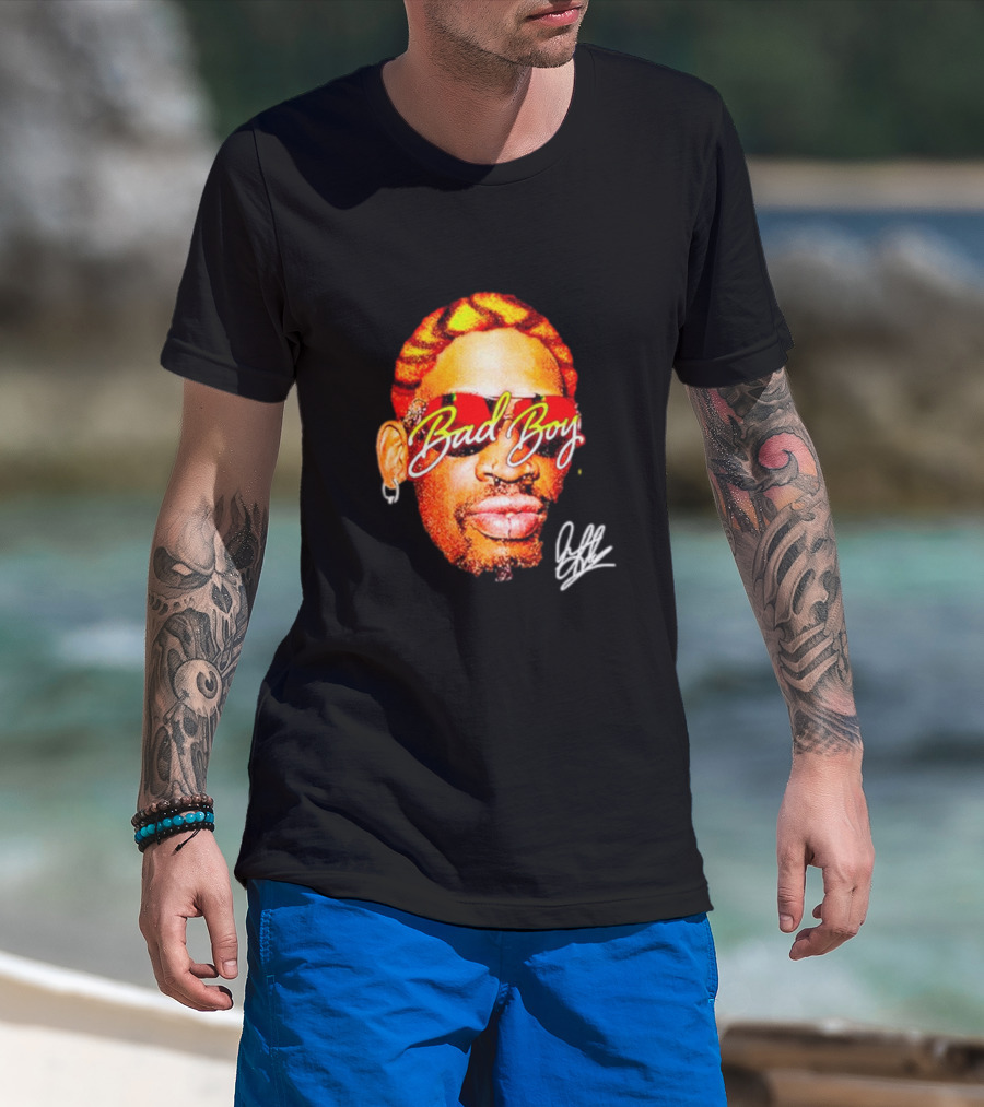 Dennis Rodman Bad Boy Signature Shades T-Shirt