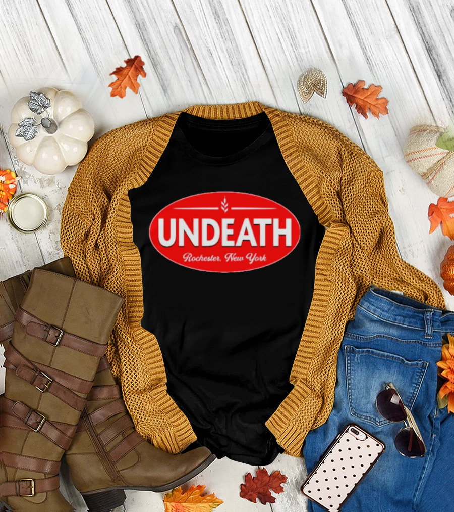 UNDEATH Rochester New York Red Oval Emblem T-Shirt