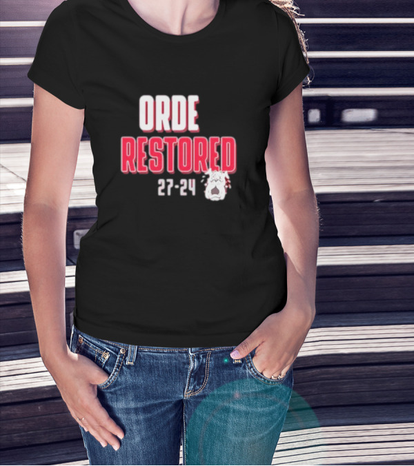 Alabama Crimson Tide ORDE Restored 27-24 Bulldog T-Shirt