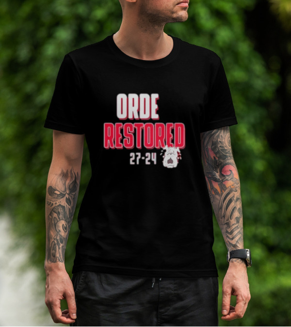 Alabama Crimson Tide ORDE Restored 27-24 Bulldog T-Shirt