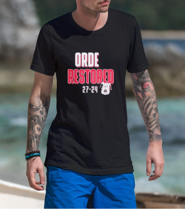 Alabama Crimson Tide ORDE Restored 27-24 Bulldog T-Shirt