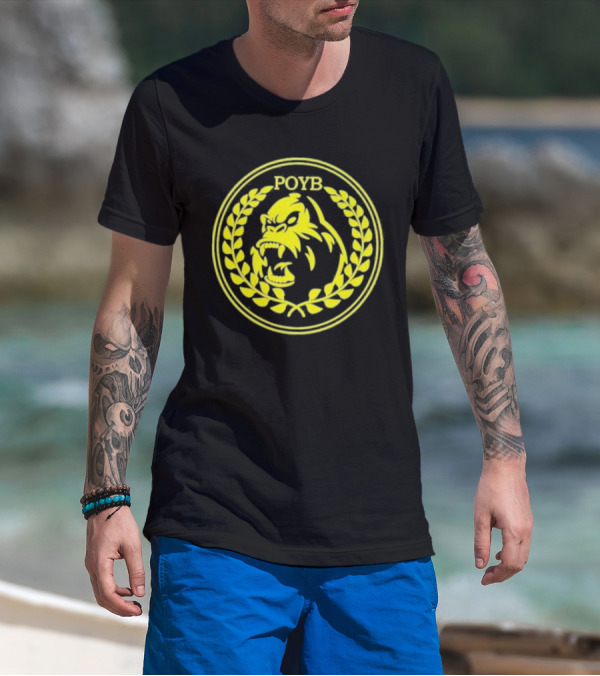 POYB Monkey Forgiato Blow USA Store Emblem T-Shirt