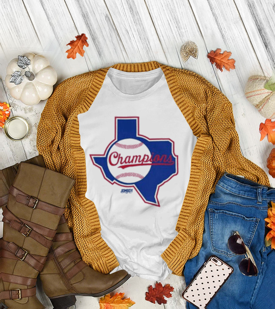 Texas Baseball Champions Jomboy T-Shirt