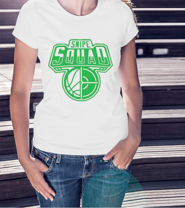Boston Celtics Snipe Squad Basketball Crosshair T-Shirt