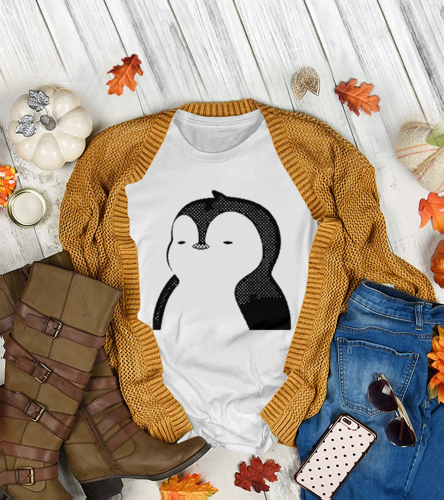 Luca Netz Penguin Chic Noir T-Shirt
