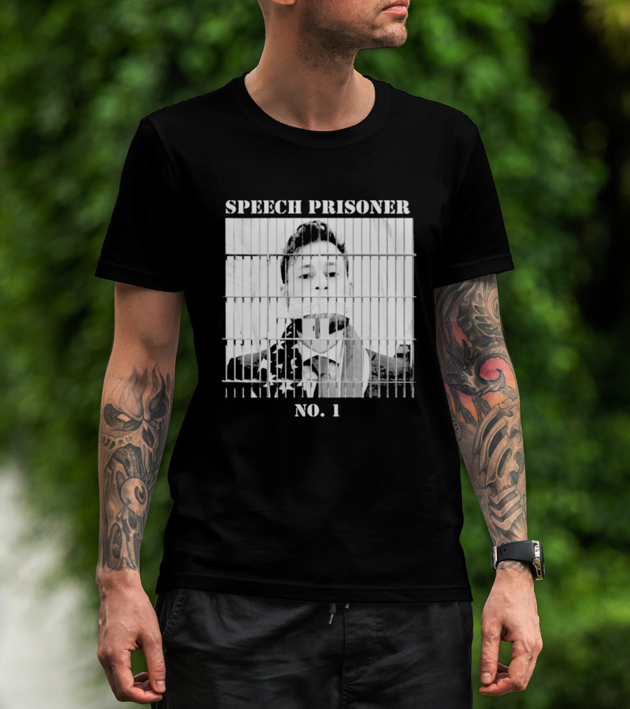 SPEECH PRISONER NO. 1 Owen Shroyer Photo T-Shirt