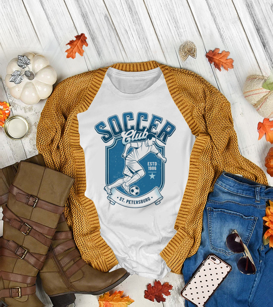 Soccer Club St. Petersburg ESTD 1986 T-Shirt