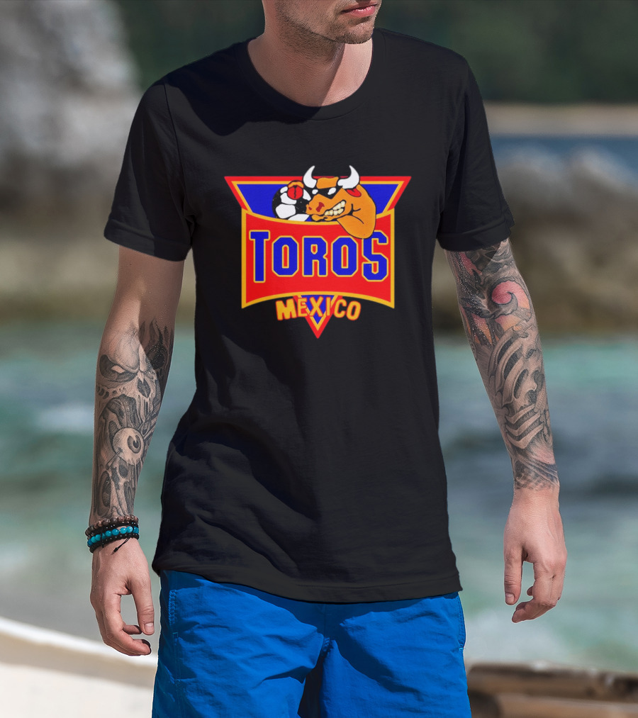 Toros Mexico Soccer Bull Emblem T-Shirt