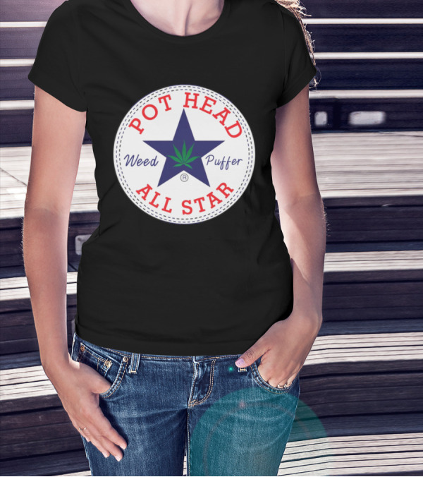 Pot Head Weed Puffer All Star T-Shirt