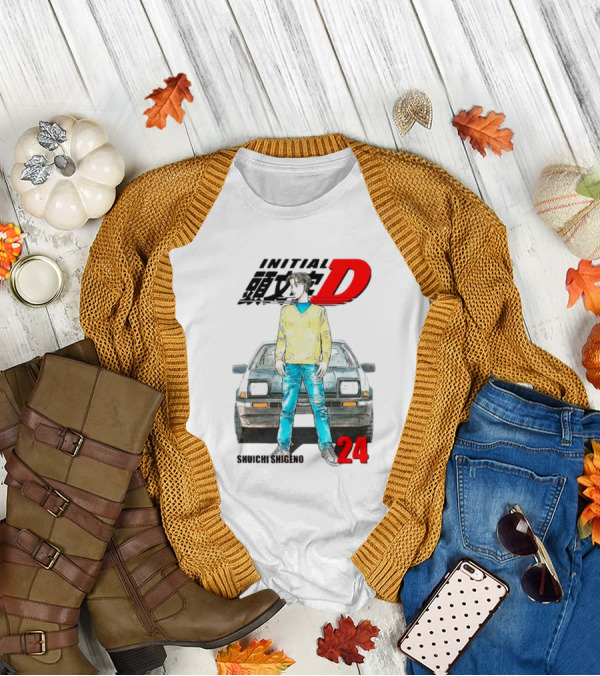 Initial D Shuichi Shigeno 24 T-Shirt