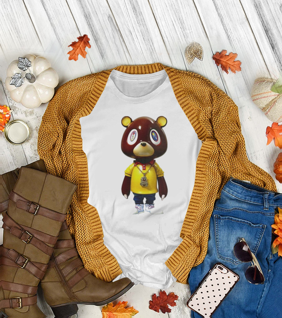 Takashi Murakami Kanye West Bear Figurine T-Shirt