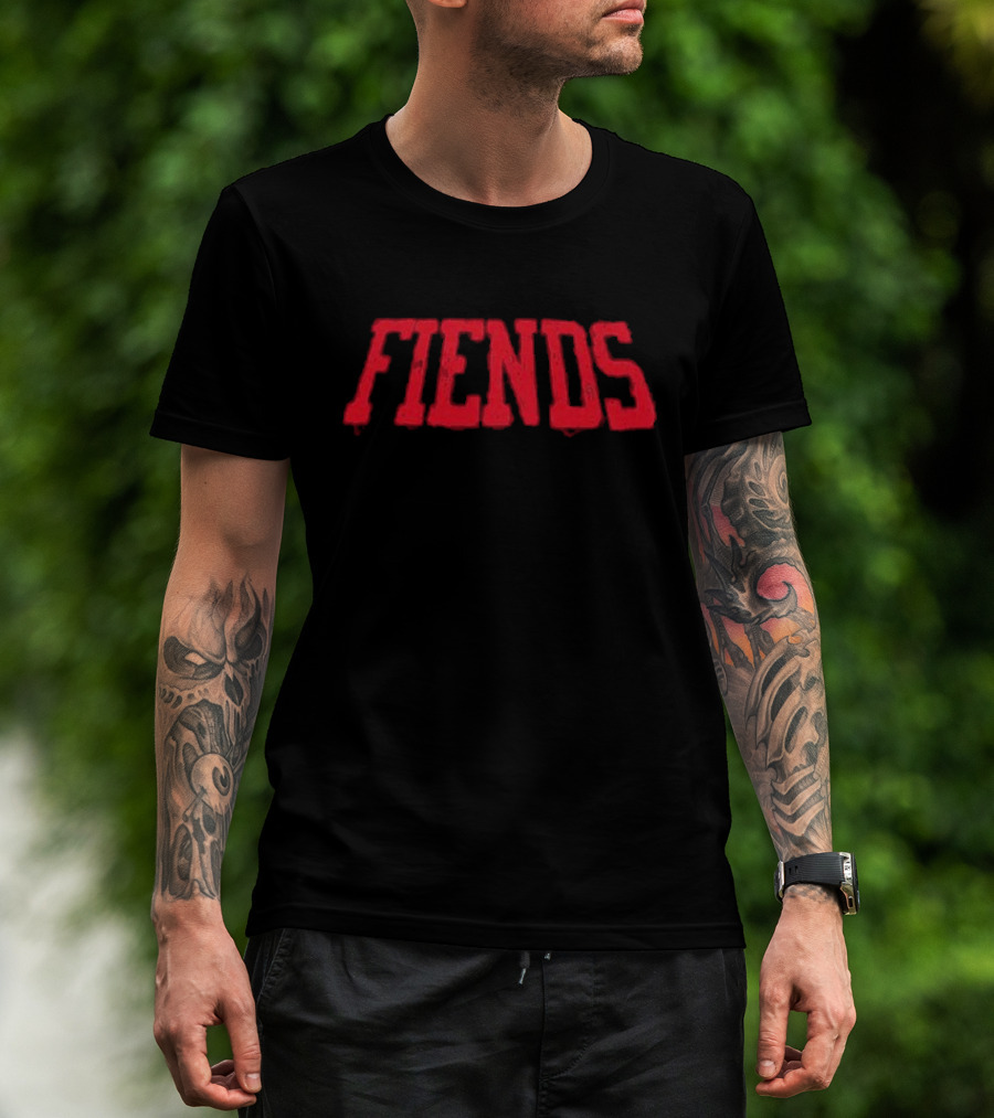 FIENDS Bas Fiends Wotarswwfu Red T-Shirt