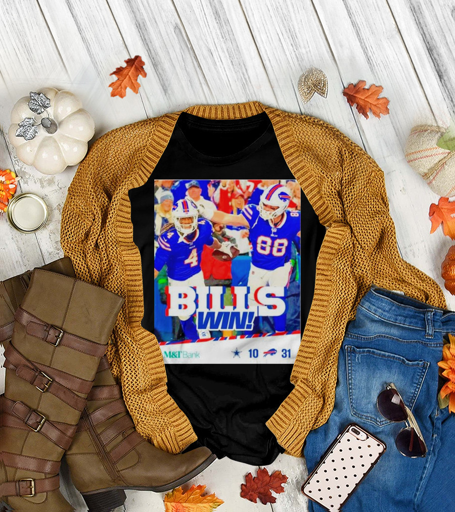 Buffalo Bills Win Dallas Cowboys 31-10 T-Shirt