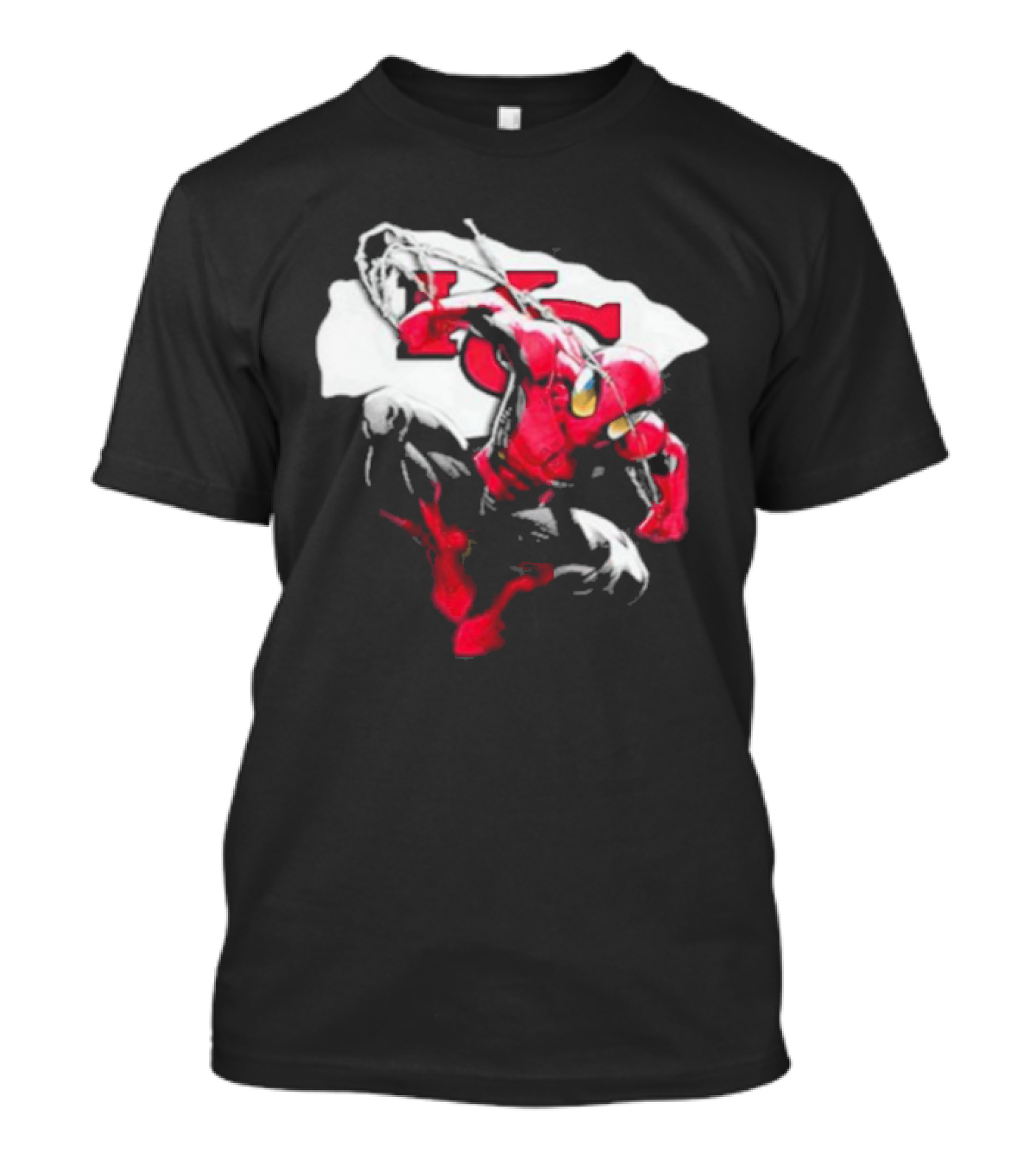 Kansas City Chiefs Spiderman KC Kansas T-Shirt