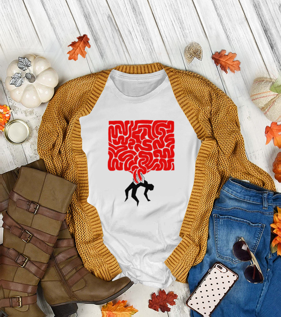 My Body Betrayed Me Red Maze Burden T-Shirt