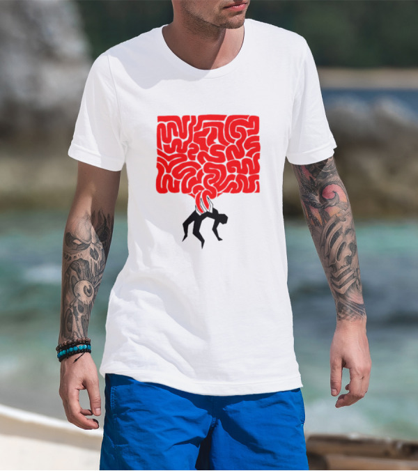 My Body Betrayed Me Red Maze Burden T-Shirt