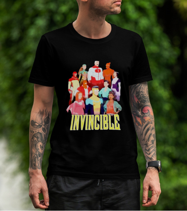 Invincible Characters Group Ensemble T-Shirt