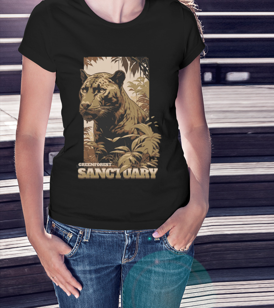 Greenforest Sanctuary Panther T-Shirt
