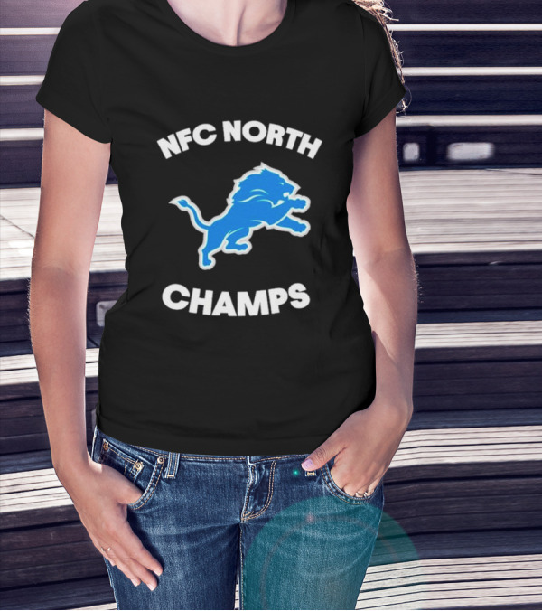 NFC North Champs Detroit Lions T-Shirt