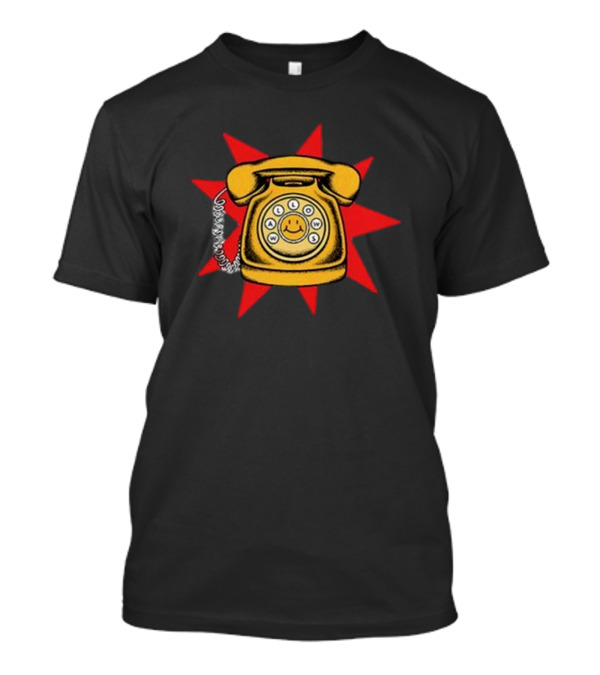 Wallows Vintage Phone Icon With Red Starburst Graphic Raglan T-Shirt