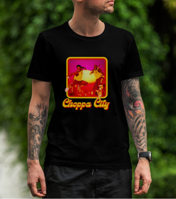 Choppa City Basketball Dynamic Action Scene T-Shirt