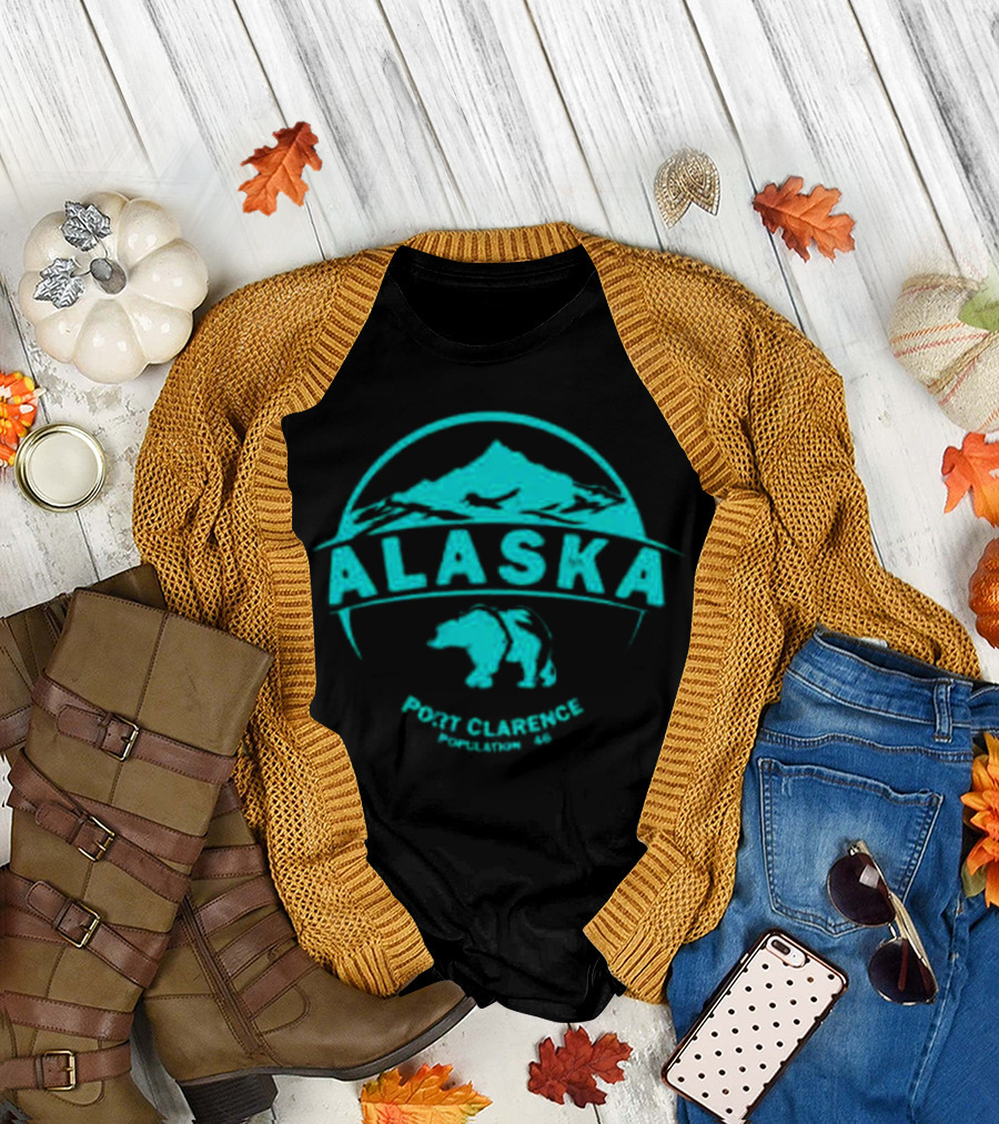Alaska Port Clarence Population 46 Bear Mountain T-Shirt