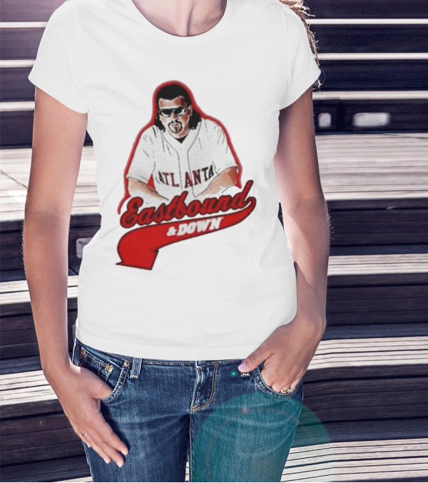 Atlanta Eastbound And Down Retro Baseball T-Shirt