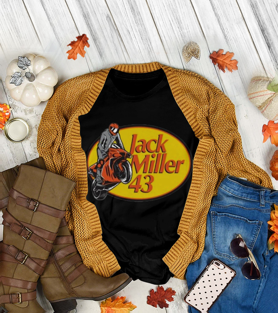 Jack Miller 43 Motorcycle Rider Iconic Racing T-Shirt