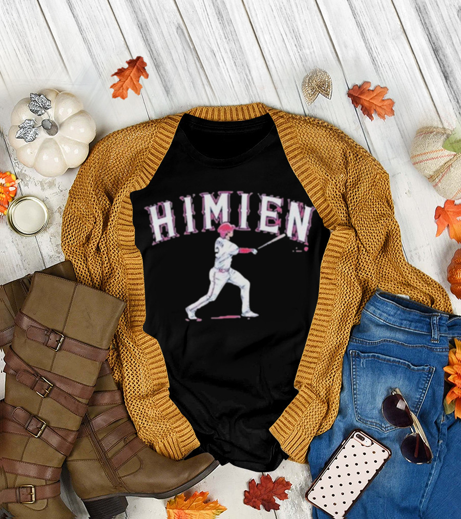 Marcus Semien Himien Baseball Player Swinging T-Shirt