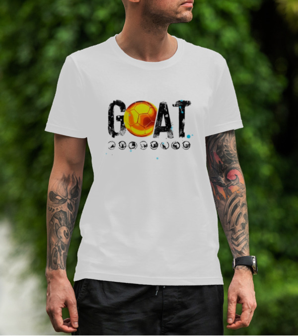 GOAT 8 Ballon D’Or El Mejor Del Mundo T-Shirt