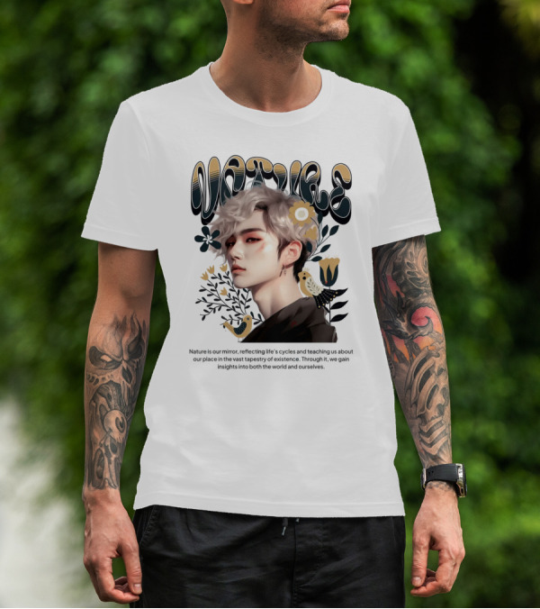 NATURE Floral Reflections Of Life And Existence T-Shirt
