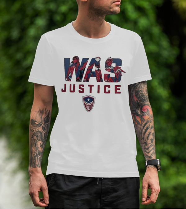 WAS Justice Washington Hero Shield T-Shirt