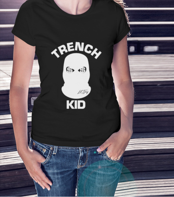 Trench Kid Balaclava Lil Trev Dollar Eyes T-Shirt