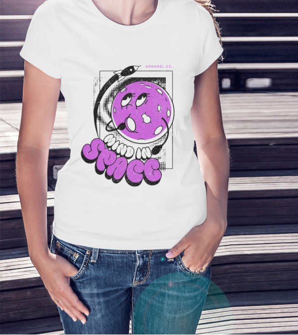 Mind In Space Apparel Co Cartoon Typographic Streetwear T-Shirt