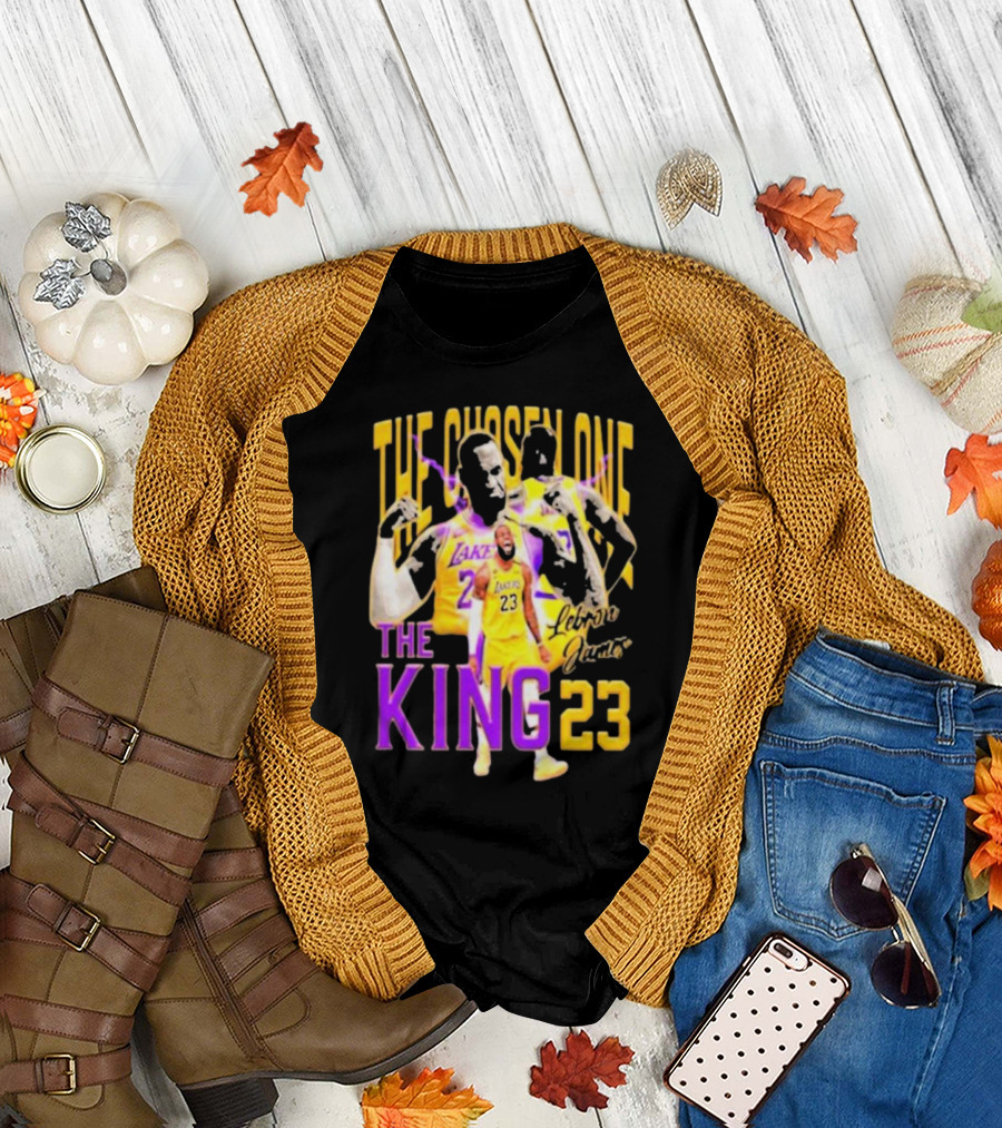 The Chosen One The King 23 LeBron James Lakers T-Shirt