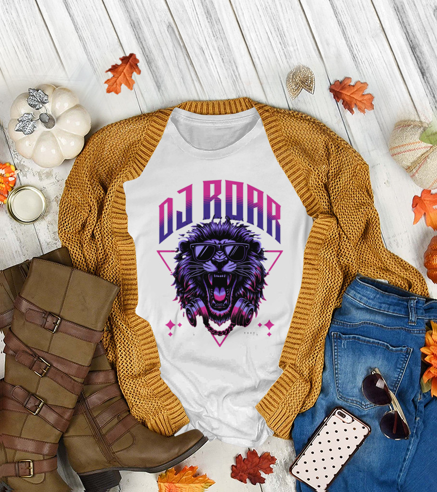 DJ Roar Lion Head HTTL Apparal T-Shirt